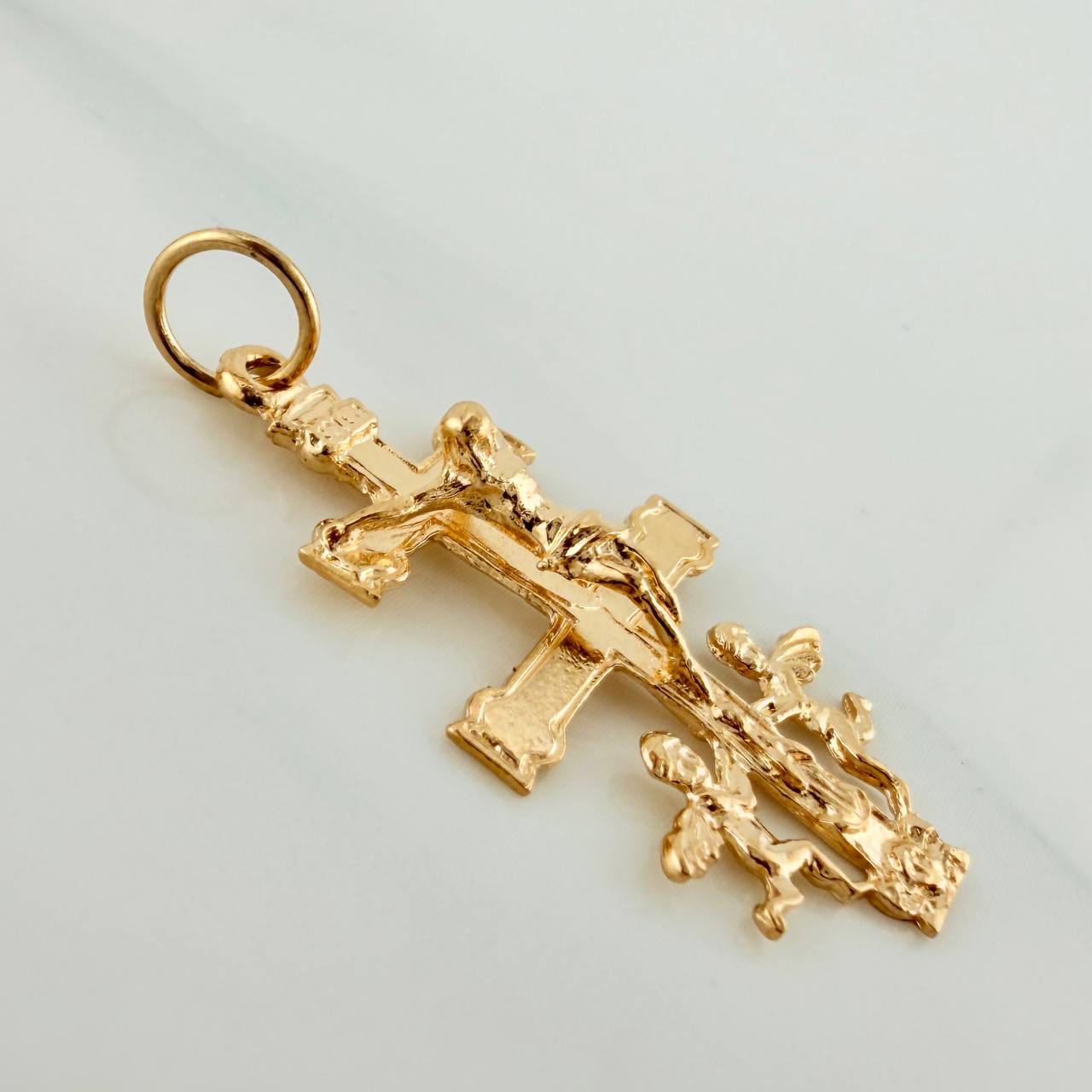 Dije Cruz De Caravaca 1.75 g / 3.3 cm Oro Amarillo 18K