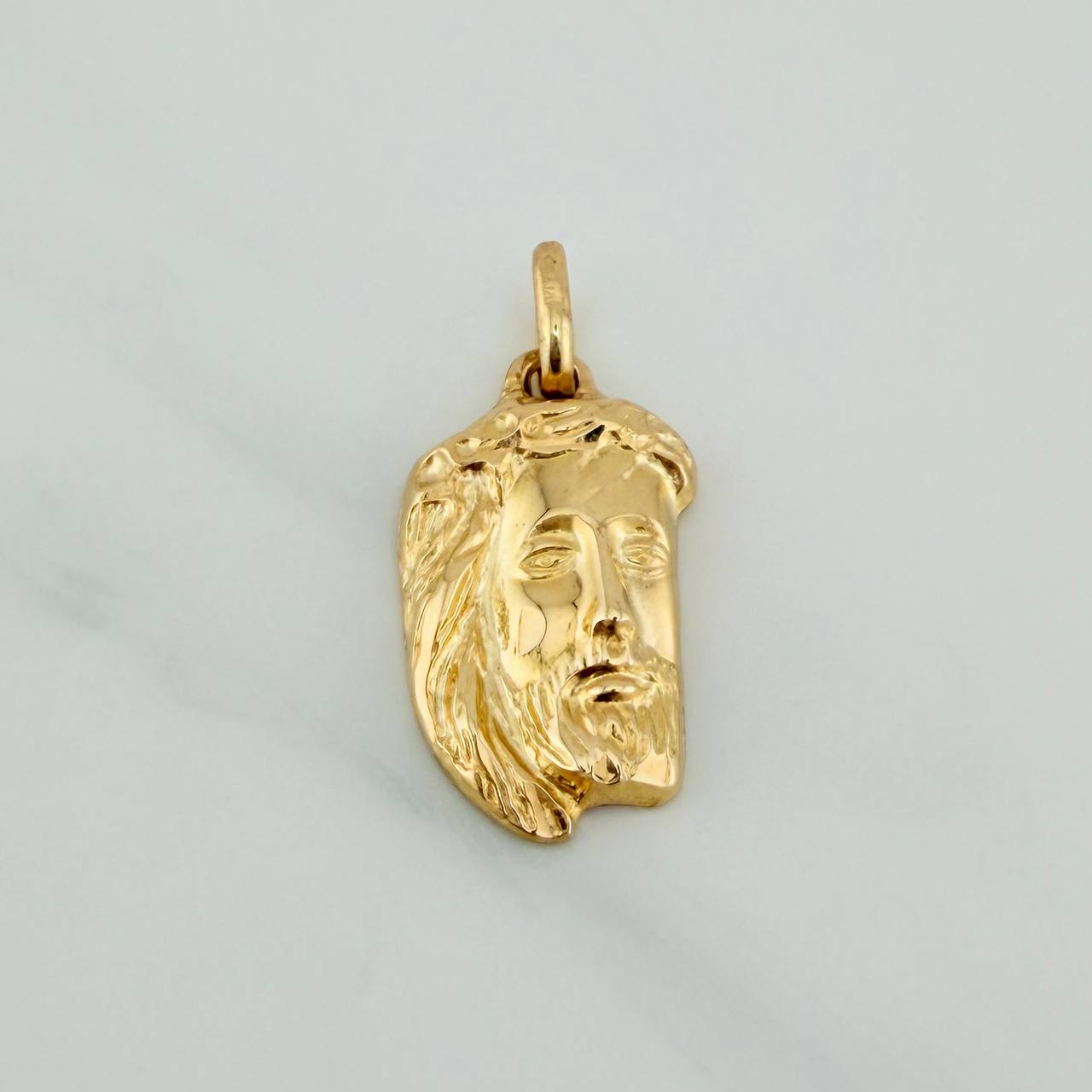 Dije Rostro Cristo 4.25 g / 3 cm Oro Amarillo 18K