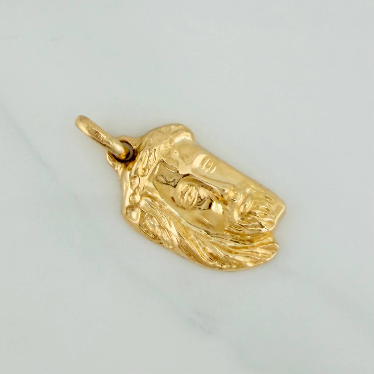 Dije Rostro Cristo 4.25 g / 3 cm Oro Amarillo 18K
