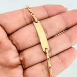 Pulso Rustico Placa 6.6 g / 16.1 cm / 2.37 mm Oro Amarillo 18K