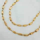 Cadena Rustica Tribal 10.15 g / 51.4 cm / 3.64 mm Oro Amarillo 18K