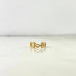 Piercing Earcuff Simulador 0.55gr / 1.1cm / Rombos Ovalos Oro Amarillo (Joya) *