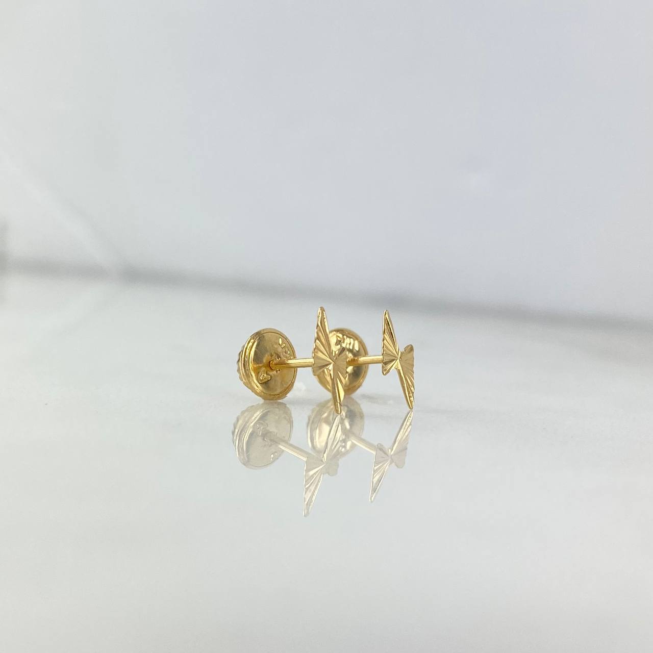 Topos Rayo 0.45gr / Diamantado Oro Amarillo