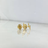 Topos Rayo 0.45gr / Diamantado Oro Amarillo