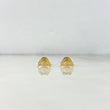 Topos Cangrejo 0.8gr / Circones Blancos Oro Amarillo