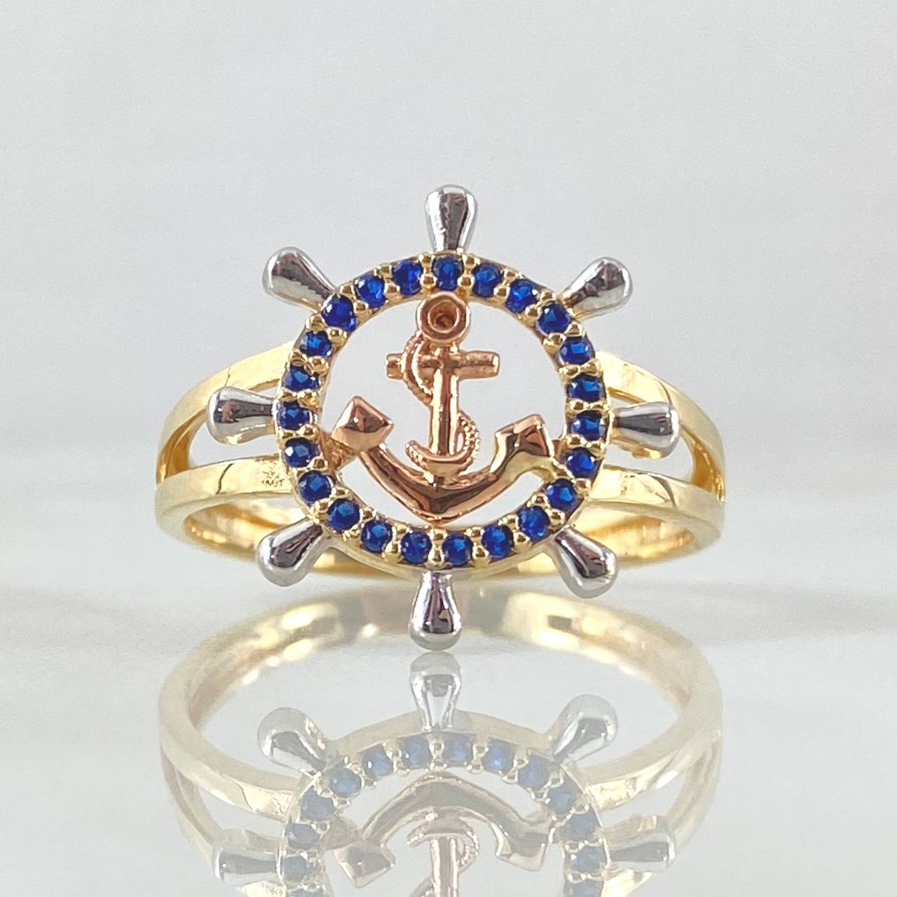 Anillo Timon Ancla 2.7gr / T6 3/4 / Oro 18K