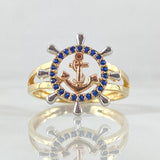 Anillo Timon Ancla 2.7gr / T6 3/4 / Oro 18K