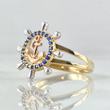 Anillo Timon Ancla 2.7gr / T6 3/4 / Oro 18K