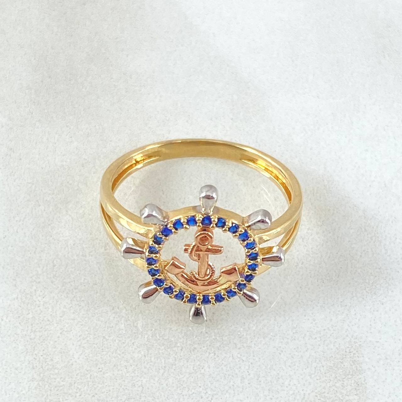 Anillo Timon Ancla 2.7gr / T6 3/4 / Oro 18K