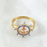 Anillo Timon Ancla 2.7gr / T6 3/4 / Oro 18K