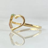 Anillo Silueta Corazón 1.35gr / T6 1/4 / Oro 18K