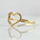 Anillo Silueta Corazón 1.4gr / T6 1/4 / Oro 18K