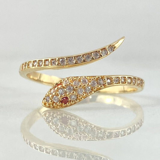 Anillo Serpiente 2.1gr / T6 3/4 / Oro 18K