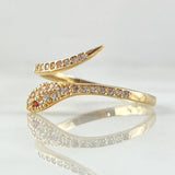 Anillo Serpiente 2.2gr / T7 3/4 / Oro 18K