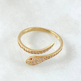 Anillo Serpiente 2.1gr / T6 3/4 / Oro 18K