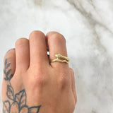 Anillo Serpiente 1.8gr / T6 1/2 / Oro 18K