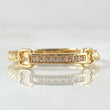Anillo Cinturon Trenzado 1.15gr / T6 3/4 / Oro 18K