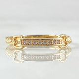 Anillo Cinturon Trenzado 1.2gr / T5 1/2 / Oro 18K