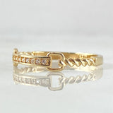Anillo Cinturon Trenzado 1.15gr / T6 3/4 / Oro 18K