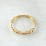 Anillo Cinturon Trenzado 1.2gr / T5 1/2 / Oro 18K