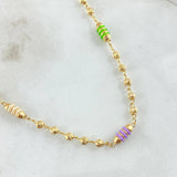 Cadena Rustica Tipo Militar 8.25gr / 50cm / Oro 18K *