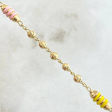 Cadena Rustica Tipo Militar 8.25gr / 50cm / Oro 18K *