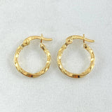 Candongas Kari 0.8gr / 1.5cm / Oro 18K