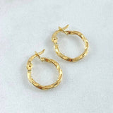 Candongas Kari 0.75gr / 1.5cm / Oro 18K