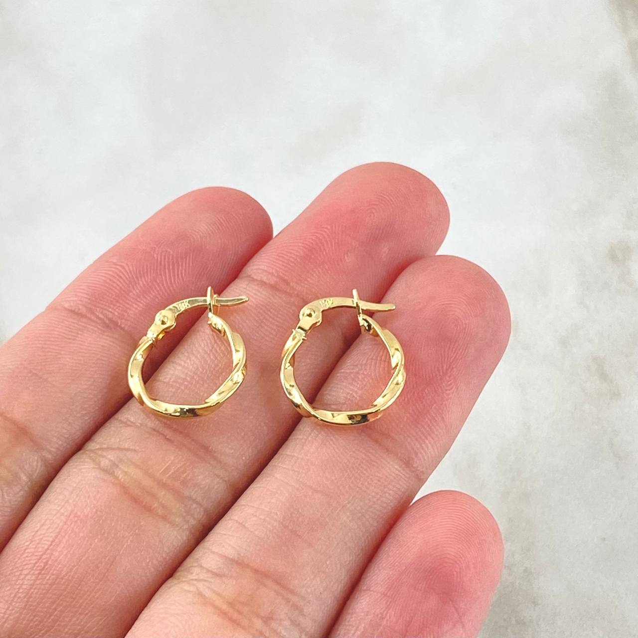 Candongas Kari 0.75gr / 1.5cm / Oro 18K