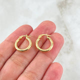 Candongas Jass 1.45gr / 1.5cm / Oro 18K ©