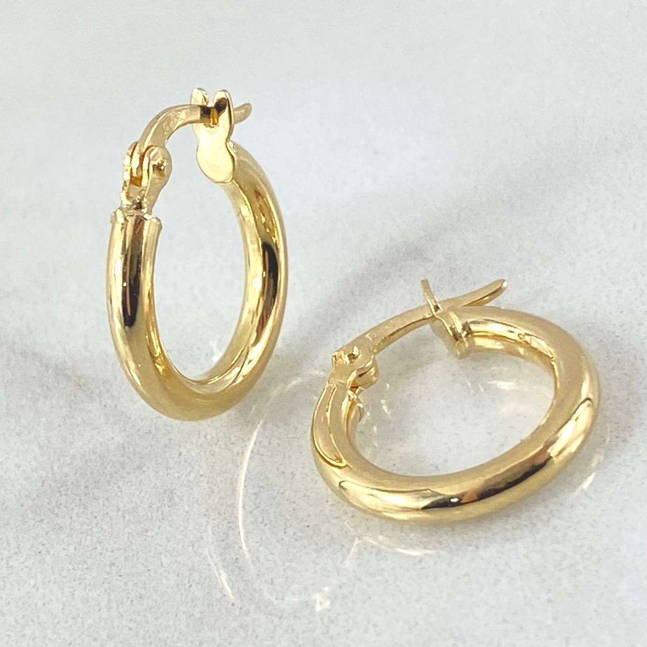 Candongas Jass 1.3gr / 1.5cm / Oro Amarillo 18K