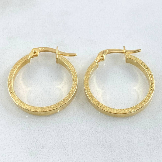 Candongas Tribal 2.05gr / 2.2cm / Oro Amarillo 18K