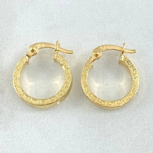 Candongas Tribal 1.05gr / 1.5cm / Oro 18K