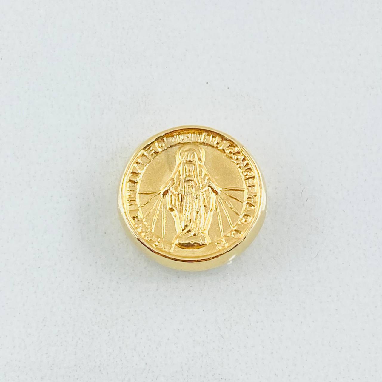 Herraje Tambor Virgen Milagrosa 0.7 g / 1.2 cm Oro Amarillo 18K