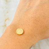 Herraje Tambor Virgen Guadalupe 0.5 g / 1 cm Oro Amarillo 18K