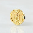 Herraje Tambor Virgen Guadalupe 0.5 g / 1 cm Oro Amarillo 18K