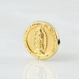 Herraje Tambor Virgen Guadalupe 0.5 g / 1 cm Oro Amarillo 18K