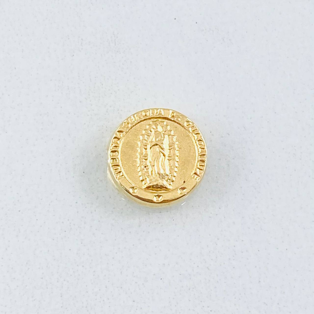 Herraje Tambor Virgen Guadalupe 0.5 g / 1 cm Oro Amarillo 18K