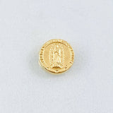 Herraje Tambor Virgen Guadalupe 0.5 g / 1 cm Oro Amarillo 18K