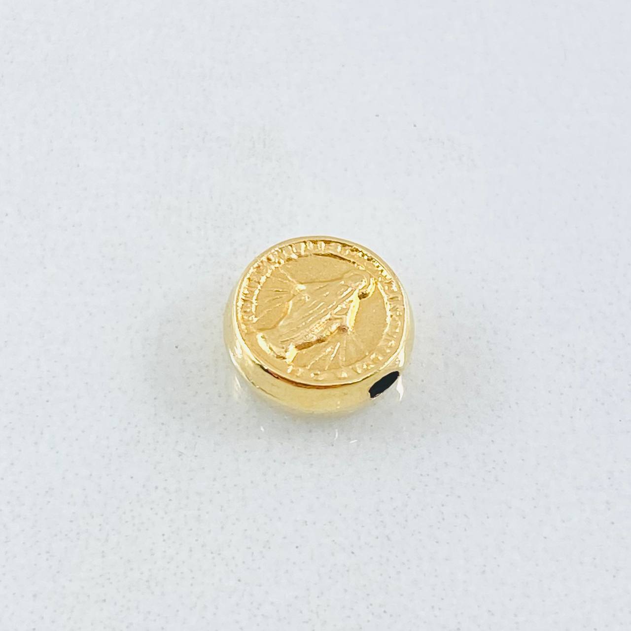Herraje Vrigen Milagrosa 0.4gr / 0.8cm / Oro Amarillo 18K
