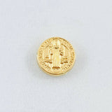 Herraje San Benito 0.55gr / 1cm / Oro Amarillo 18k