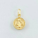 Dije San Benito 0.55gr / 1.8cm / Oro Amarillo 18K ©
