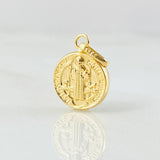Dije San Benito 0.5 g / 1.7 cm Oro Amarillo 18K