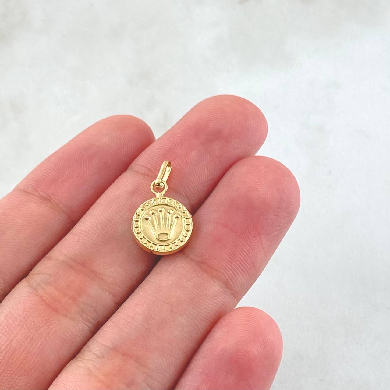 Dije Corona 0.5gr / 1.7cm / Oro Amarillo 18K