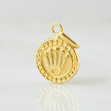 Dije Corona 0.5gr / 1.7cm / Oro Amarillo 18K