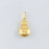 Dije Bolsa Dinero 0.5gr / 1.9cm / Oro Amarillo 18K ©