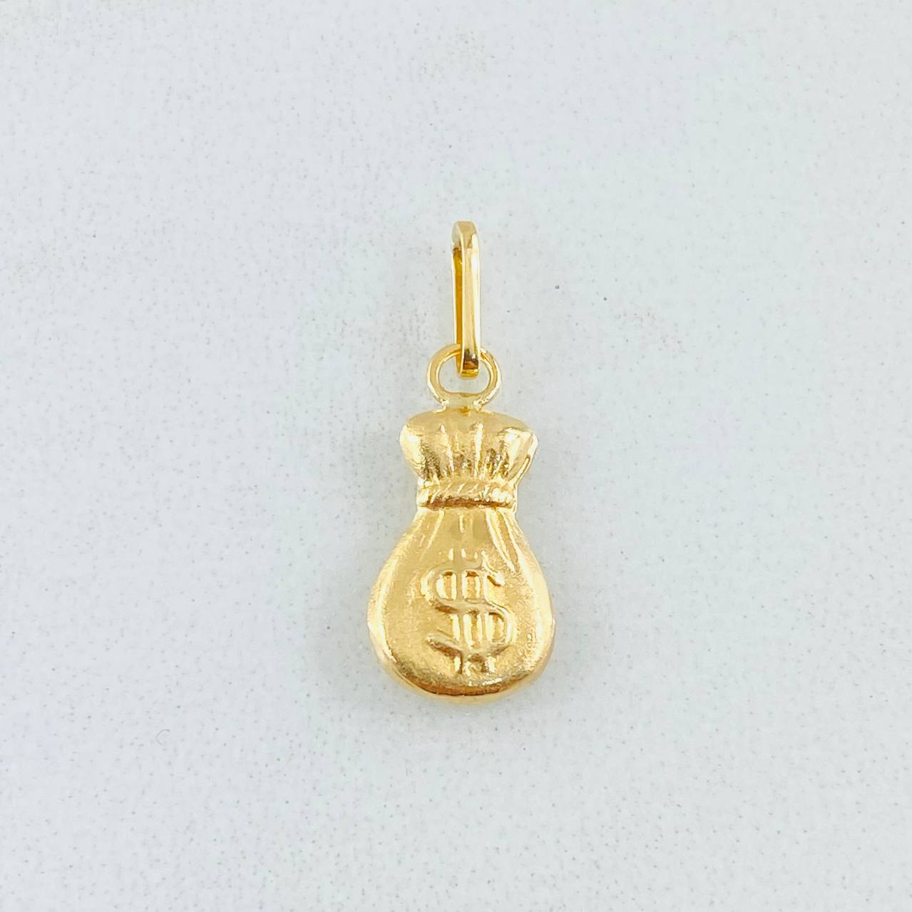 Dije Bolsa Dinero 0.35gr / 1.8cm / Oro Amarillo 18K ©