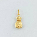 Dije Bolsa Dinero 0.35gr / 1.8cm / Oro Amarillo 18K ©