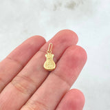 Dije Bolsa Dinero 0.35gr / 1.8cm / Oro Amarillo 18K ©