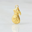Dije Bolsa Dinero 0.35gr / 1.8cm / Oro Amarillo 18K ©